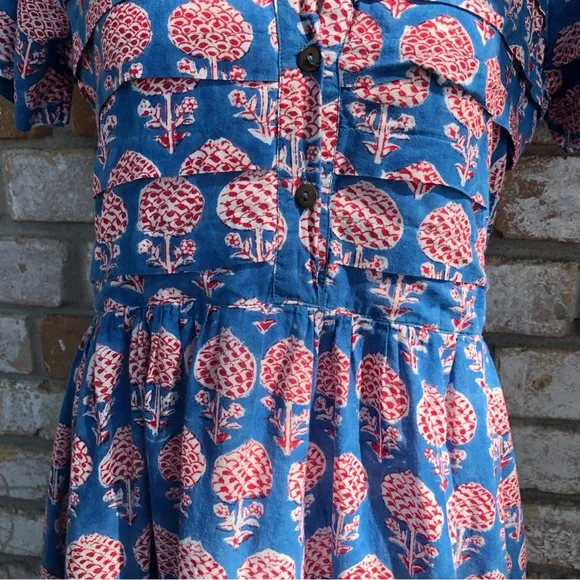 Inde Rooh Ruffled Dress sz M - Picture 5 of 13